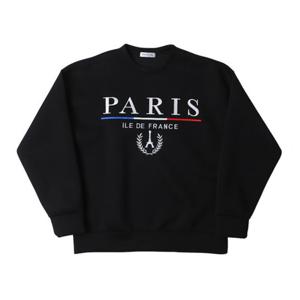 남자 파리 네오프랜 긴팔 맨투맨 티셔츠 RB-TSA-Q006-블랙