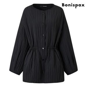 [보니스팍스]스트링 라운드 퀼팅 패딩 점퍼 (XP4JJ014L0)