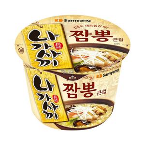컵라면 큰사발 삼양 나가사끼 짬뽕 105g 16개