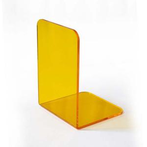 아크릴 북앤드 투명옐로우 3T BE03_037 책꽂이정리 책장정리 책상정리 북앤드 북엔드 아크릴꽂이 책꽂이 아크릴책꽂이 아크릴북앤드 깔끔한북앤드