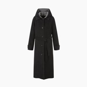 [에고이스트] EGER4TC002 후드 탈부착 핸드메이드 롱 코트 (25년 겨울)