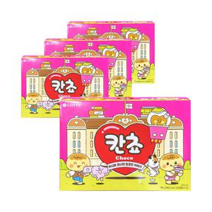 롯데제과 칸쵸 쵸코 파티팩 196g x 4개 / 대용량과자