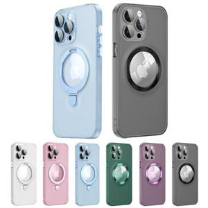 아이폰13프로 맥세이프 매트 무광 렌즈풀커버 거치대 하드케이스