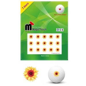 골프공 스티커 해바라기 골프볼 데코 볼마킹 마커