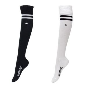 여성골프웨어 퍼장식 골프니삭스 여성 스포츠 양말 발바닥 도톰