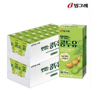 빙그레 맛있는 콩두유 200ml 48개
