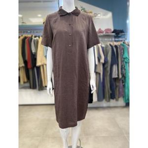 안지크 세이브존07 니트카라 린넨 원피스 AH2-OP112-0