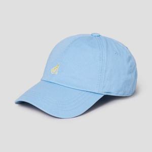 [빈폴] 코튼트윌 로고 워싱 볼캡 - 스카이 블루 BE518BU01Q