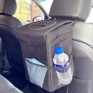 차량용 다용도 휴지통 자동차 쓰레기통 수납 포켓 B15