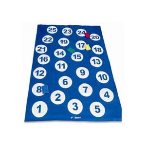 스텝카운트매트 1에서 25까지 숫자매트 콩주머니 8개