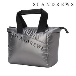 [세인트앤드류스]공용 사선 로고 패딩 미니 토트백 (831D1BGA02GY)