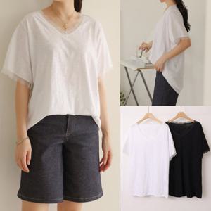 나야홍 / 위쉬몰 WB 로라레이스시스루티셔츠(U698H508) 빅사이