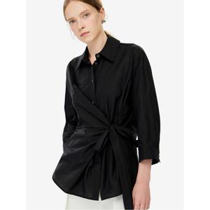 모조 모조에스핀 랩스타일 코튼 롱 셔츠 (J252MSC032)