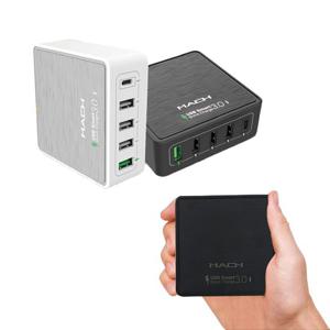 멀티 컴팩트 초고속충전기 QC-025PT 포트 5개