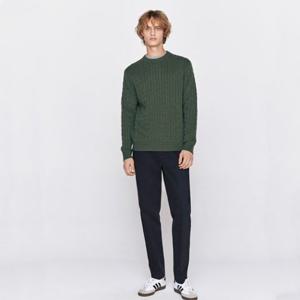 지오다노 남자 겨울 115905 브러시드 기모 테이퍼드 링클프리 팬츠 치노 면바지 01115905