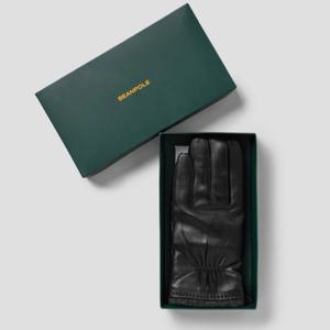 [빈폴] 남성 양가죽 장갑 - 블랙 BE5X87M115