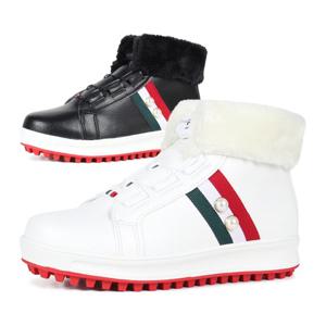 여성 스파이크리스 다이얼 하이탑 방한 골프화 NQ213