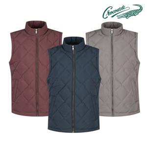 [크로커다일] 아가일 무봉제 구스 조끼 CDAA9MV9817