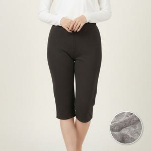 바풀 HM DY 187830 융털 기모 보온 바지 7부 워머 속바지