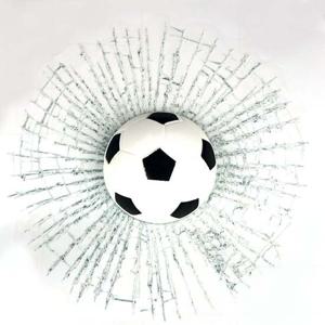 자동차 3D 스크래치 스티커 축구공