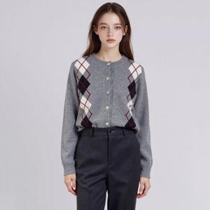 부루앤쥬디 모던아가일가디건 BBRLCD008B