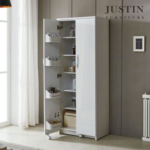 [저스틴퍼니처]밀피유 냉장고형 6단 수납장