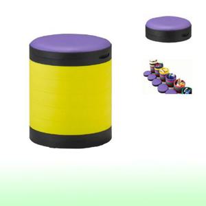 화장대 의자 깡통 쿠션 보조 고정 수납 스툴 1인용