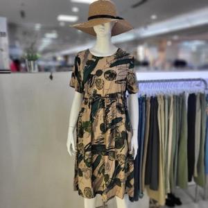 더스토아 DP01 낙서 나염 원피스 T24tdd266n080