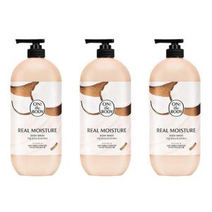 온더바디 리얼모이스처 바디워시 아몬드 900g 3개