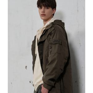 [지프] 남여공용) 워싱 후드 롱 야상 자켓 점퍼 JP4JPU132