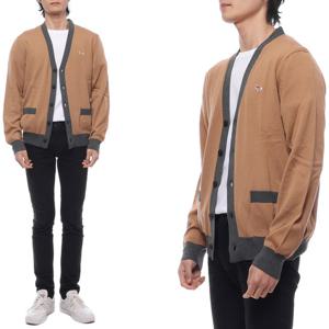 [메종키츠네] 24SS 남성 베이비 폭스 패치 울 가디건 (MM00505KT1036 P220 24S)