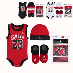 나이키조던키즈 N251UU808P 조던23 바디수트세트 (우주복+양말+모자) 신생아선물 출산선물