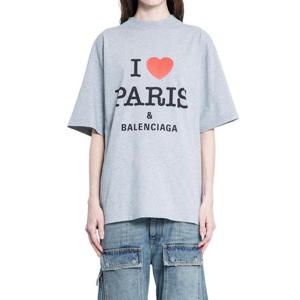 발렌시아가 반팔 티셔츠 764235TSVI4 1300 GREY