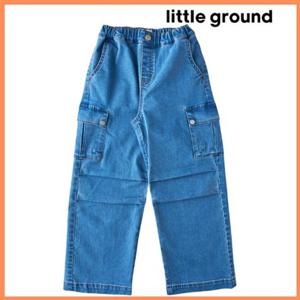 [리틀그라운드8] MARS(75A1G-410-01)데님파라슈트팬츠 아동 주니어 바지 간절기 선물 긴바지 데일리 가을