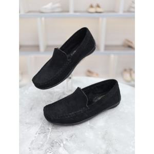 [블리아르]스웨이드 퍼안감 여성 겨울 로퍼 3cm BLMD500166_GN