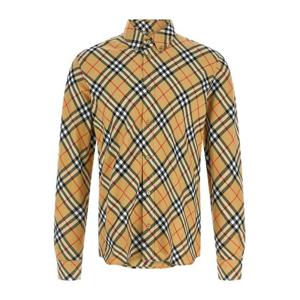 버버리 로안 체크 코튼 셔츠 8115497 SANDIPCHECK