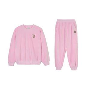 MLB키즈트레이닝세트 RQC 7FS2B0146-43PKS 베이직 여아 벨벳 맨투맨 세트 보스턴 레드삭스