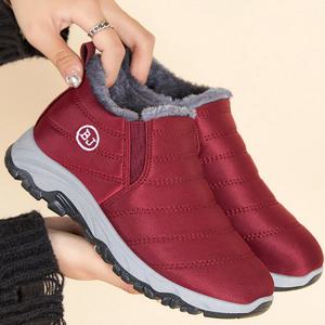 여성 겨울 따뜻한 털안감 슬립온 패딩부츠 TTM651