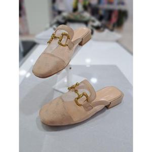 리바디 세이브존08 시스루 골드장식 뮬블로퍼 (2cm) 2023RD0063H