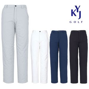 겨울 후다 포켓 플랩 방한 스판 남성 골프 패딩 바지 DOWMSL87