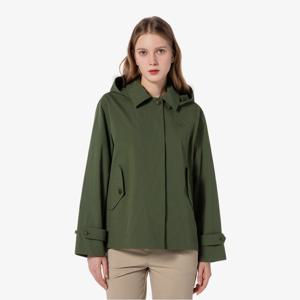 라코스테 공식 여성 뉴 후드 트렌치 BF523E-55G HCF