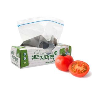 쉐프 지퍼백(18cm x 20cm x 20매) 20개