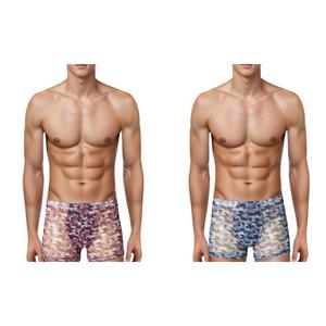 [비비안(언더웨어)]카모플라쥬 프린트 남성 망사 드로즈 PT2006D