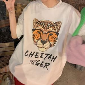 반팔 타이거 여성티 티셔츠 G125677