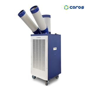캐로스 2구 자바라 4L 이동식에어컨 CPC-F3900B / 실외기없는 공장형 공업용 업소용 산업용 창고