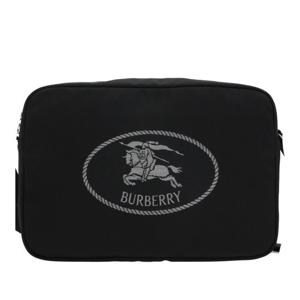 버버리 블랙 나일론 크로스바디 백 8111388 A1189