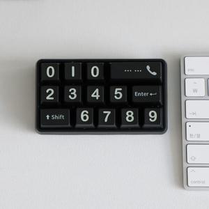 아트박스/이비자 블랙 기계식 키보드 주차번호판