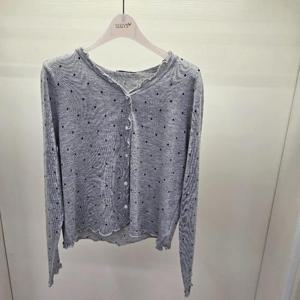 샐리 HC36 도트날라리가디건 Sp753019 42fr