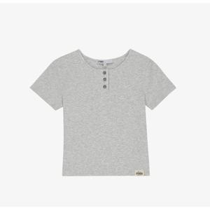 시티브리즈 에센셜 헨리넥 골지 반팔티 BB CTG2TS93 GY