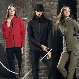 [제옥스][GEOX] 여성 라이크라 피치기모 후드 자켓 G23FWFT05F